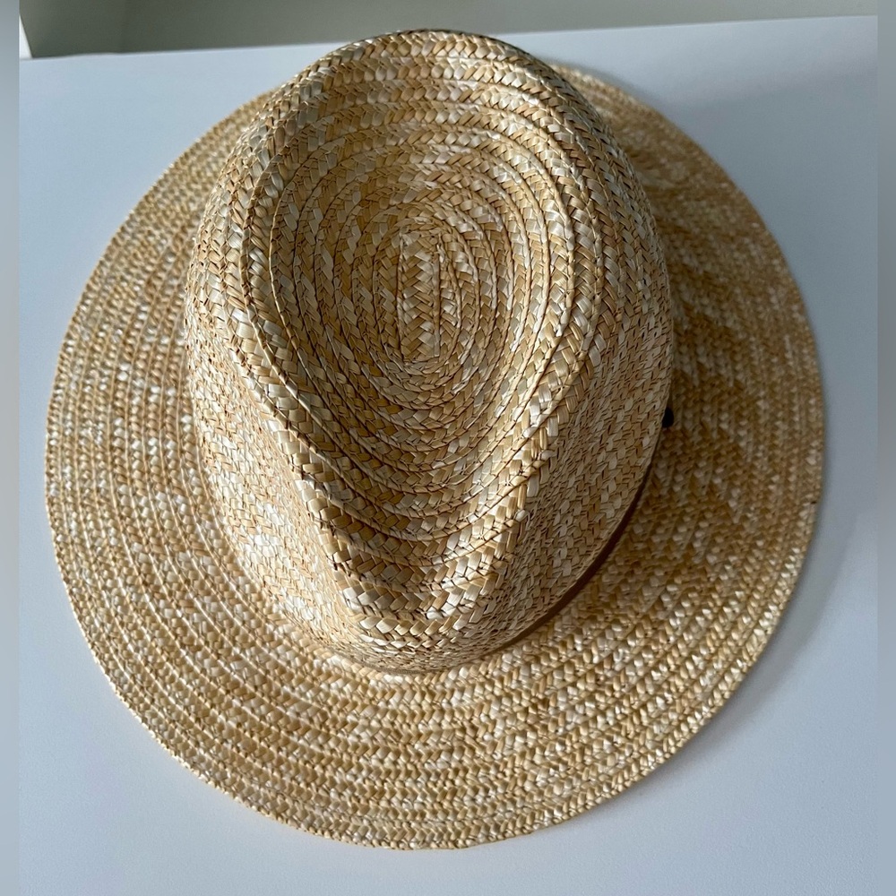 Pink Lily Straw Fedora - Picture 7 of 7